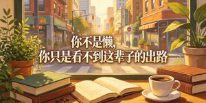 付费文章:你不是懒,你只是看不到这辈子的出路-优品网赚资源库