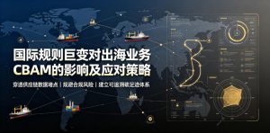 国际规则巨变对出海业务CBAM的影响及应对策略,帮助企业穿透供应链数据堵点,规避合规风险-优品网赚资源库