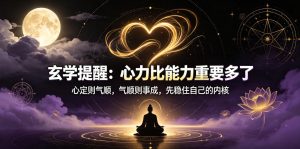 付费文章:玄学提醒:心力比能力重要多了-优品网赚资源库