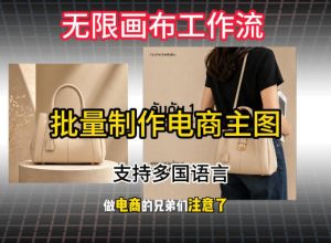 无限画布工作流搭建教程,一键电商主图批量制作,批量下载,支持多国语言-优品网赚资源库