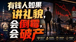 付费文章:有钱人如果讲礼貌,会倒霉,会破产-优品网赚资源库